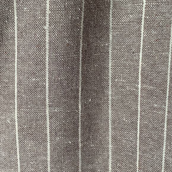 Ci Sono Linen Collection Gray White Striped Jumpsuit Tie String Waist Size XL - Picture 9 of 15